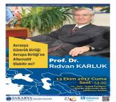 Prof. Dr. Rıdvan KARLUK SAÜ'de