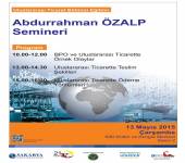 Abdurrahman Özalp Semineri