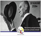 Ulu Önderimiz Mustafa Kemal ATATÜRK’ü saygı ve özlemle anıyoruz