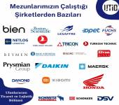 UTİCAday Tanıtım: Mezunlarımızın Çalıştıkları Şirketler