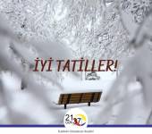 İyi tatiller!