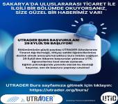 Paydaşımız UTRADER'den UTİC öğrencilerine Burs