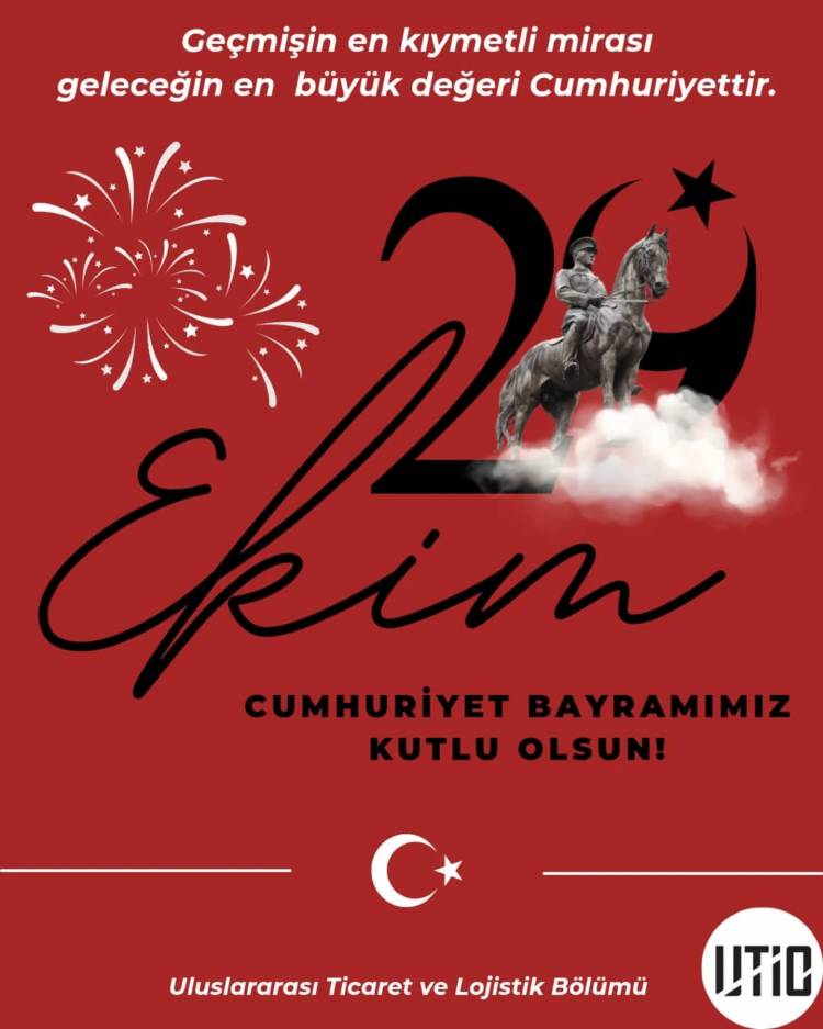 Cumhuriyet Bayramımız Kutlu Olsun!