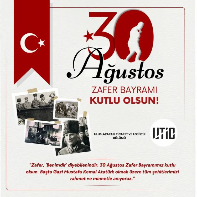 30 Ağustos Zafer Bayramı Kutlu Olsun!