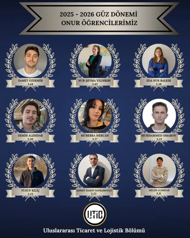 UTİC’in Onur Öğrencileri