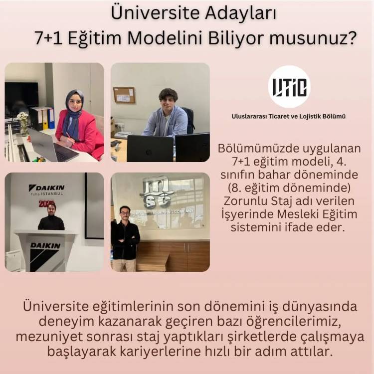 UTİCAday Tanıtım: 7+1 Eğitim Modelimiz