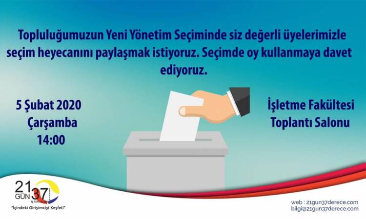 Topluluğumuzun Yeni Yönetim Seçimi