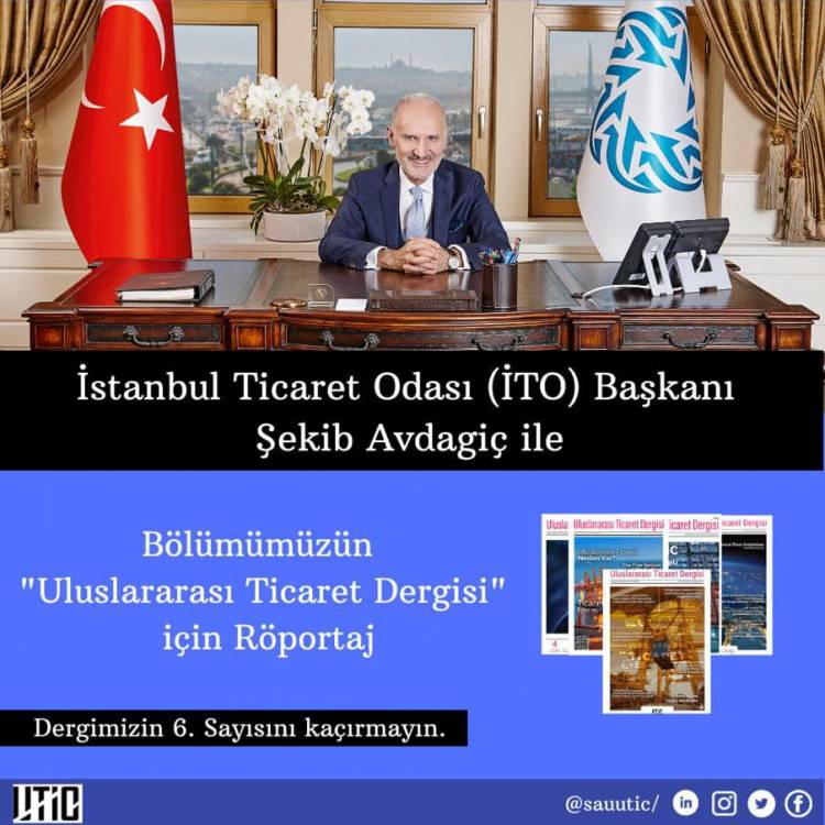 UTİC Dergimiz önemli iş insanlarını ağırlamaya devam ediyor.