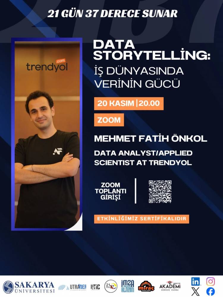 “DATA STORYTELLING: İş Dünyasında Verinin Gücü” Etkinliği!