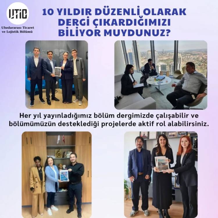 UTİCAday Tanıtım: UTİC Dergi Ekibimize Katılabilirsiniz