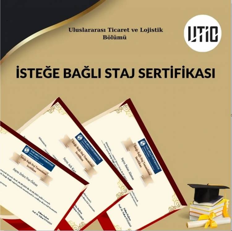İsteğe Bağlı Staj Sertifikalarımız