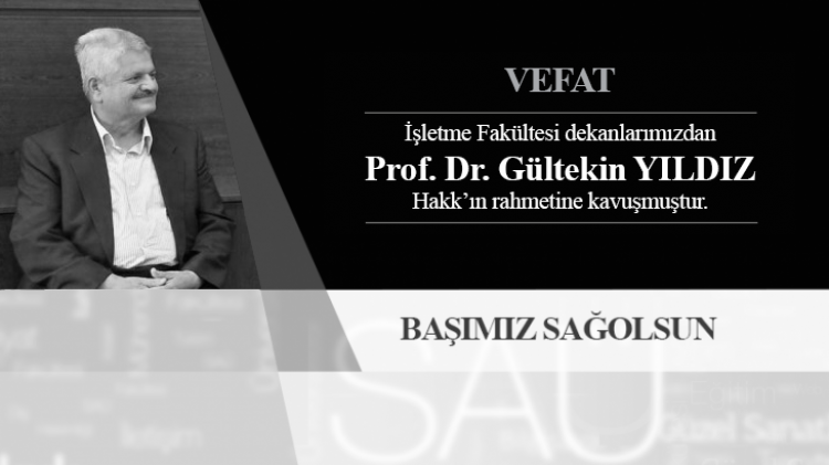 Prof. Dr. Gültekin Yıldız vefat etti.