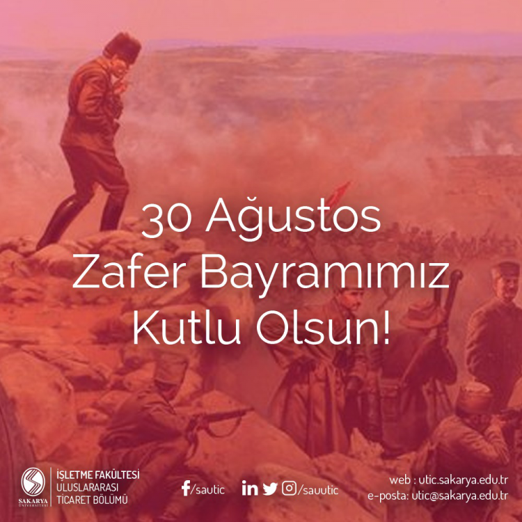 30 Ağustos Zafer Bayramımız Kutlu Olsun!