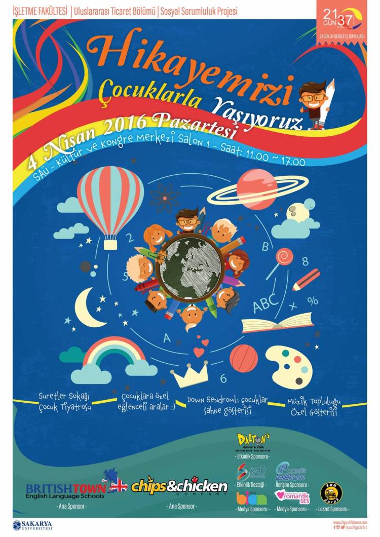 Hikayemizi Çocuklarla Yaşıyoruz.