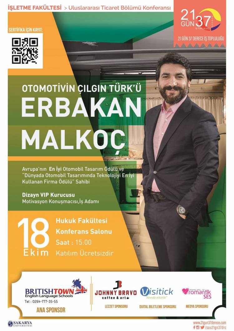 OTOMOTİVİN ÇILGIN TÜRK'Ü ERBAKAN MALKOÇ SAÜ'DE