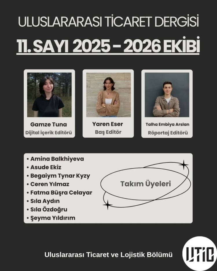 Uluslararası Ticaret Dergisi Yeni Ekibiyle Karşınızda!